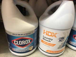 How to kill store parvo with bleach